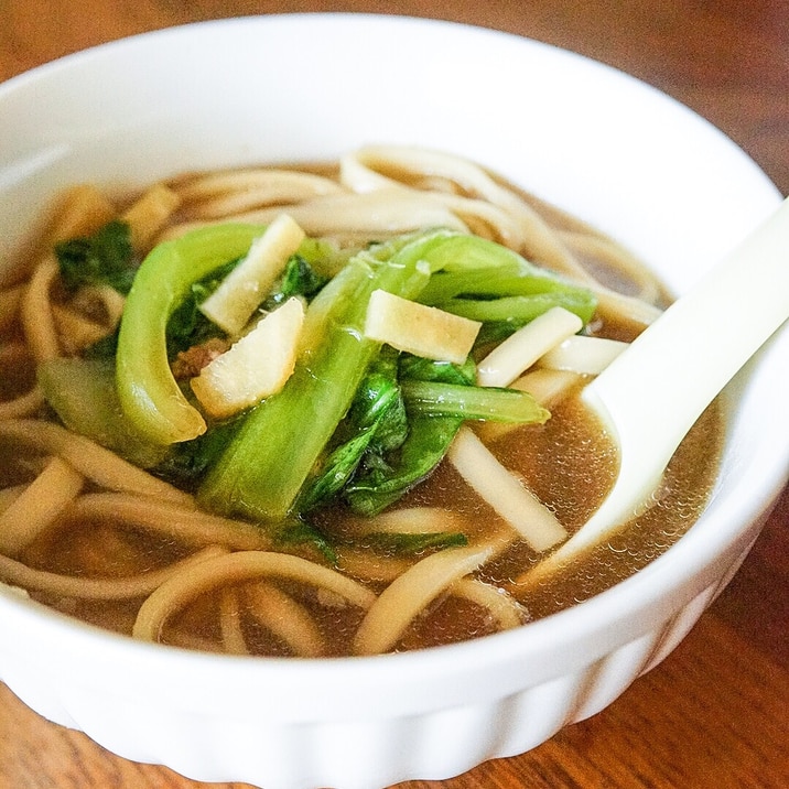 しゃぶしゃぶの〆に！台湾牛肉麺風うどん